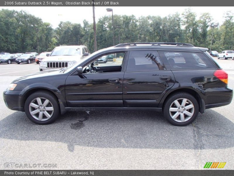 Obsidian Black Pearl / Off Black 2006 Subaru Outback 2.5i Wagon
