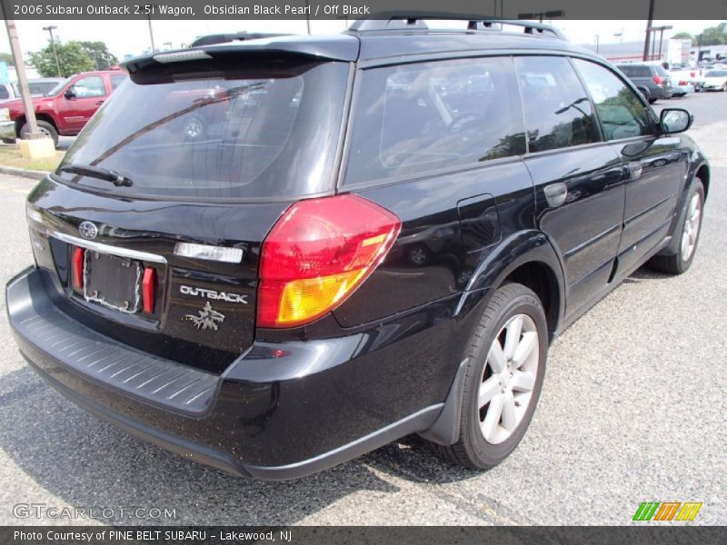 Obsidian Black Pearl / Off Black 2006 Subaru Outback 2.5i Wagon