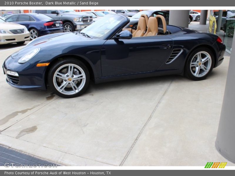 Dark Blue Metallic / Sand Beige 2010 Porsche Boxster