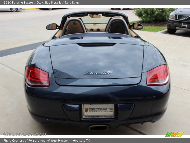 Dark Blue Metallic / Sand Beige 2010 Porsche Boxster