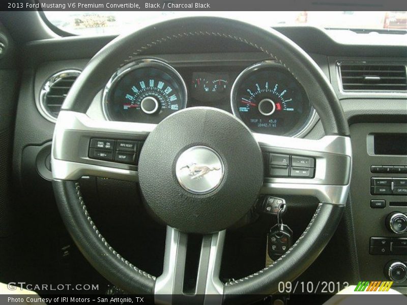 Black / Charcoal Black 2013 Ford Mustang V6 Premium Convertible
