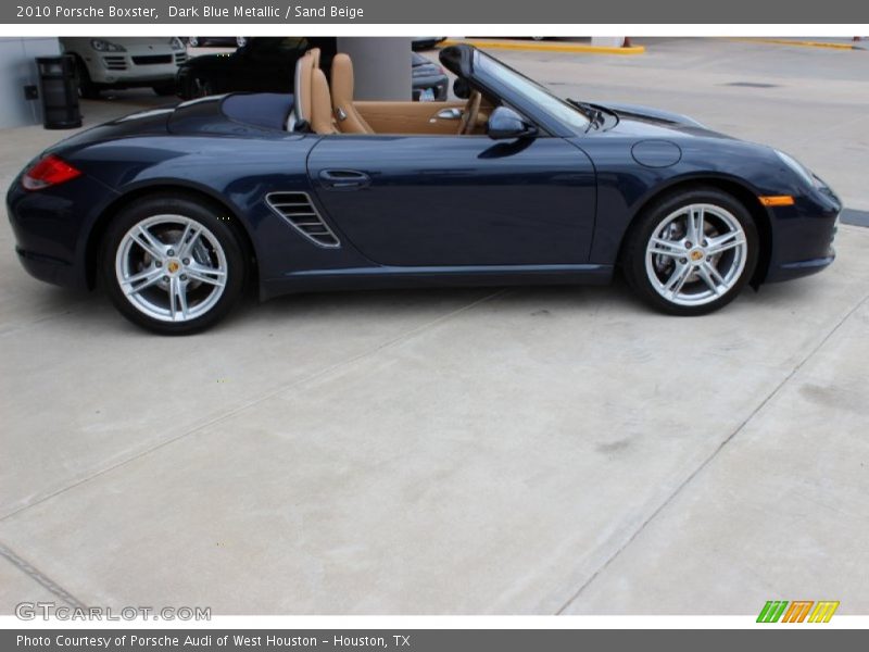 Dark Blue Metallic / Sand Beige 2010 Porsche Boxster