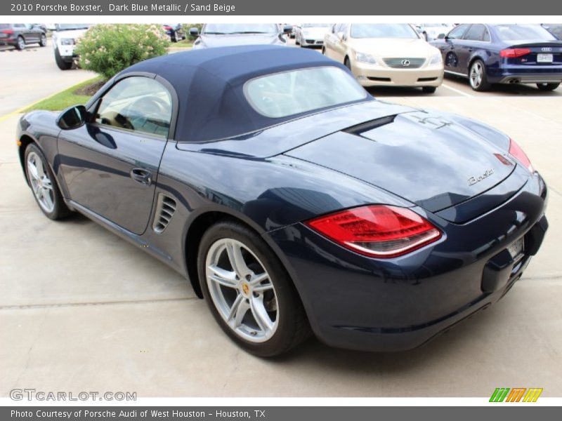 Dark Blue Metallic / Sand Beige 2010 Porsche Boxster