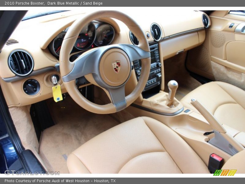 Sand Beige Interior - 2010 Boxster  