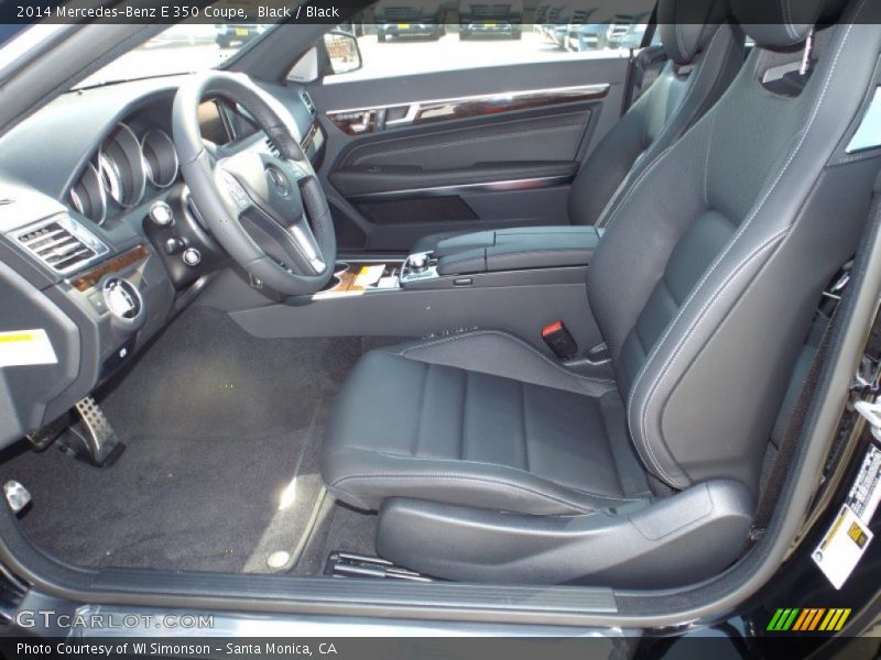 Black / Black 2014 Mercedes-Benz E 350 Coupe