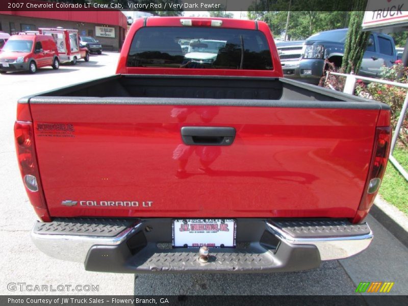 Victory Red / Very Dark Pewter 2007 Chevrolet Colorado LT Crew Cab
