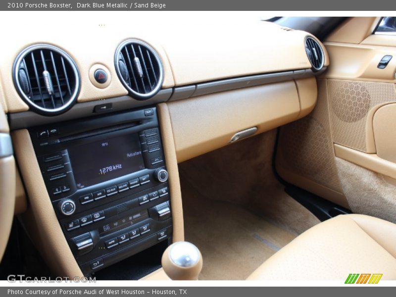Dark Blue Metallic / Sand Beige 2010 Porsche Boxster