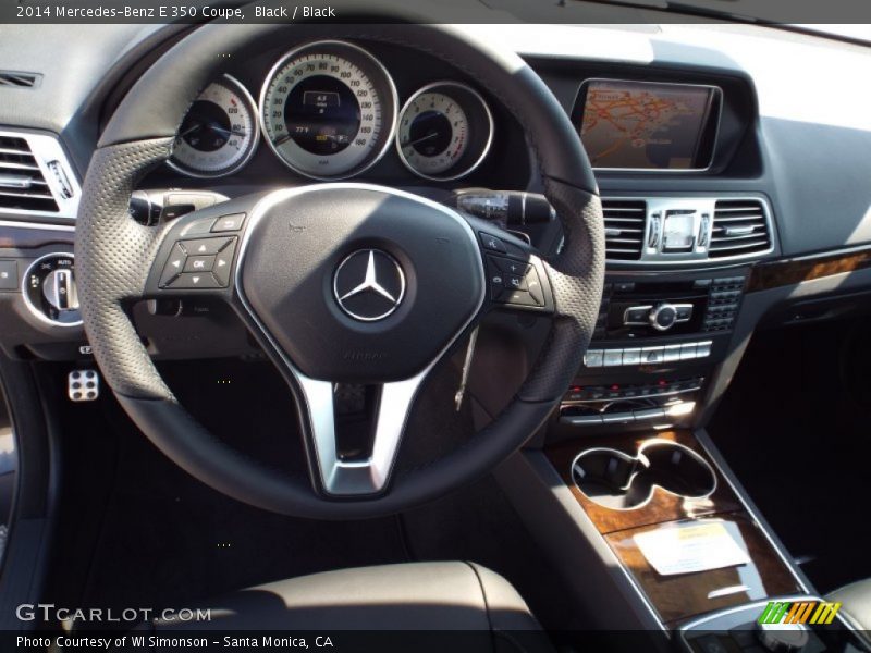 Black / Black 2014 Mercedes-Benz E 350 Coupe