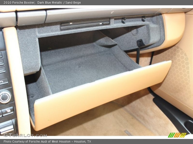 Dark Blue Metallic / Sand Beige 2010 Porsche Boxster
