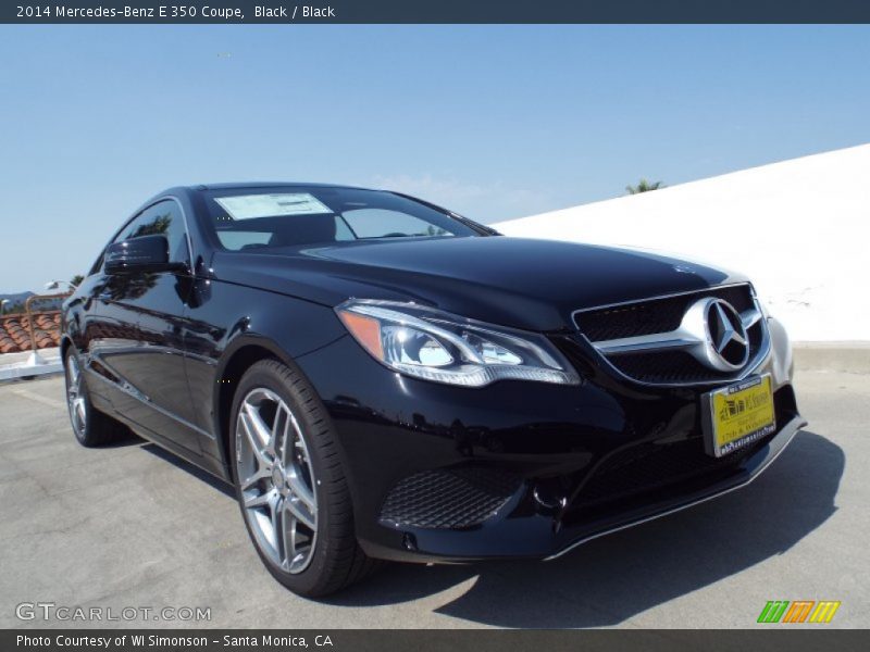 Black / Black 2014 Mercedes-Benz E 350 Coupe