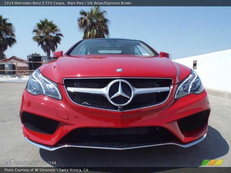  2014 E 550 Coupe Mars Red