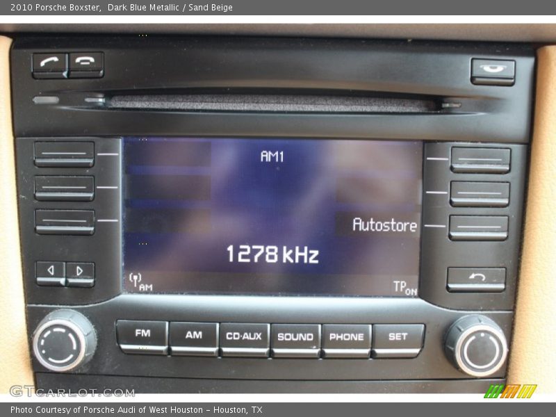 Audio System of 2010 Boxster 