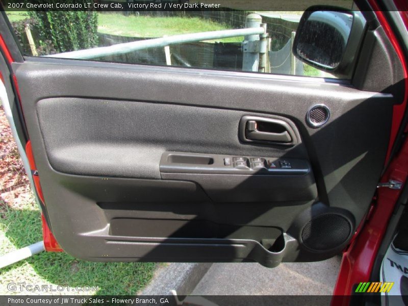 Victory Red / Very Dark Pewter 2007 Chevrolet Colorado LT Crew Cab