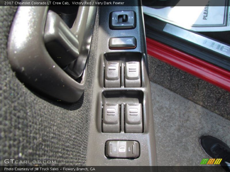 Victory Red / Very Dark Pewter 2007 Chevrolet Colorado LT Crew Cab