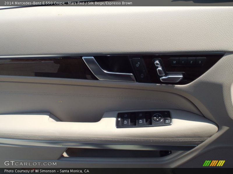 Mars Red / Silk Beige/Espresso Brown 2014 Mercedes-Benz E 550 Coupe