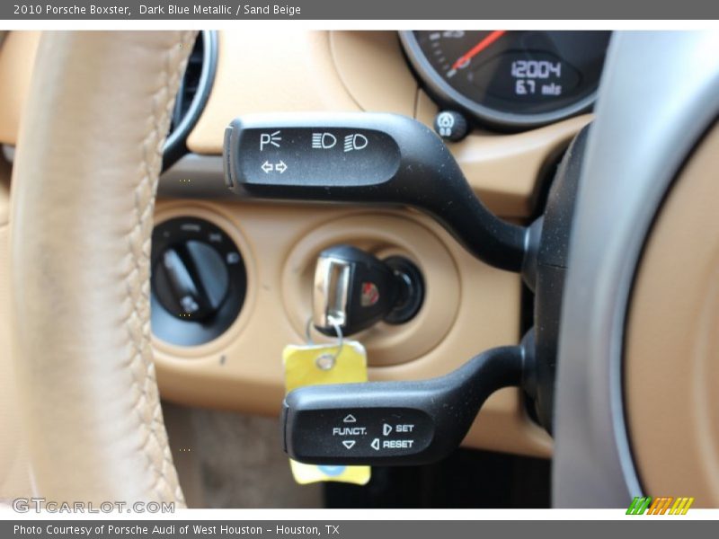 Controls of 2010 Boxster 