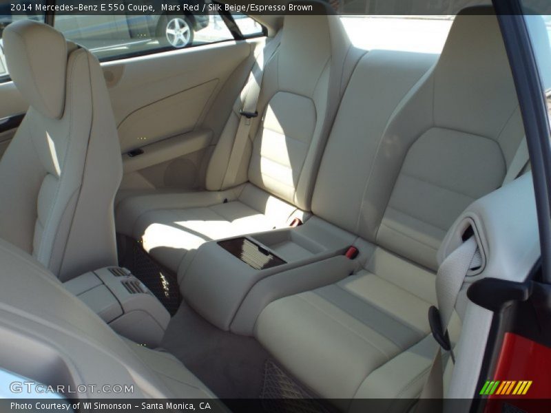 Rear Seat of 2014 E 550 Coupe