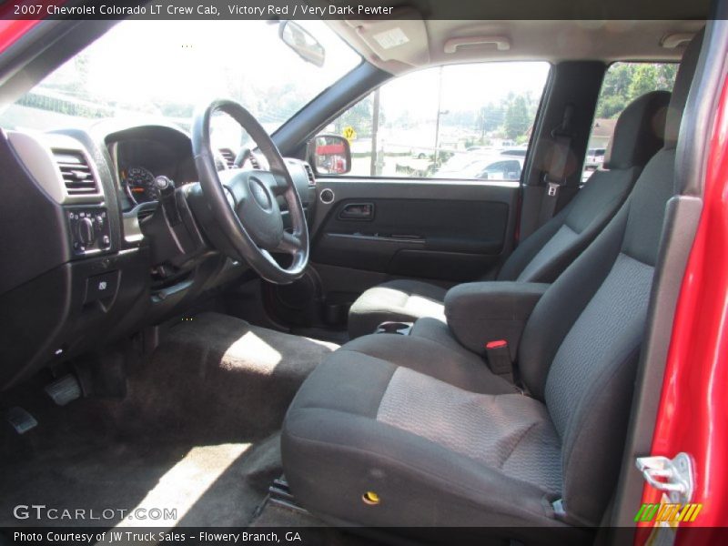 Victory Red / Very Dark Pewter 2007 Chevrolet Colorado LT Crew Cab