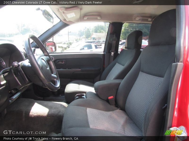 Victory Red / Very Dark Pewter 2007 Chevrolet Colorado LT Crew Cab