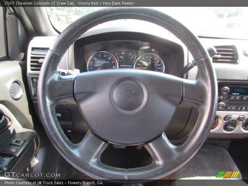 Victory Red / Very Dark Pewter 2007 Chevrolet Colorado LT Crew Cab