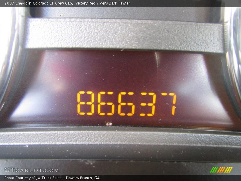 Victory Red / Very Dark Pewter 2007 Chevrolet Colorado LT Crew Cab