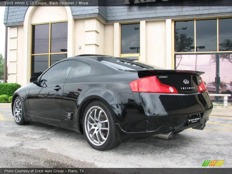Black Obsidian / Wheat 2005 Infiniti G 35 Coupe