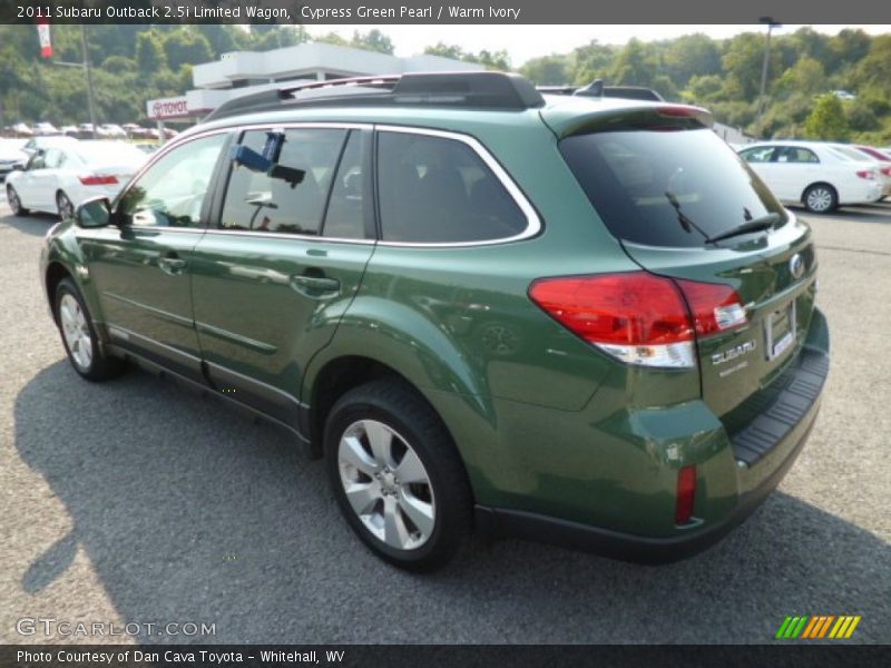 Cypress Green Pearl / Warm Ivory 2011 Subaru Outback 2.5i Limited Wagon