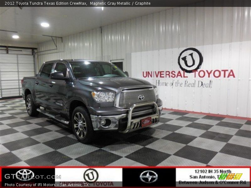 Magnetic Gray Metallic / Graphite 2012 Toyota Tundra Texas Edition CrewMax