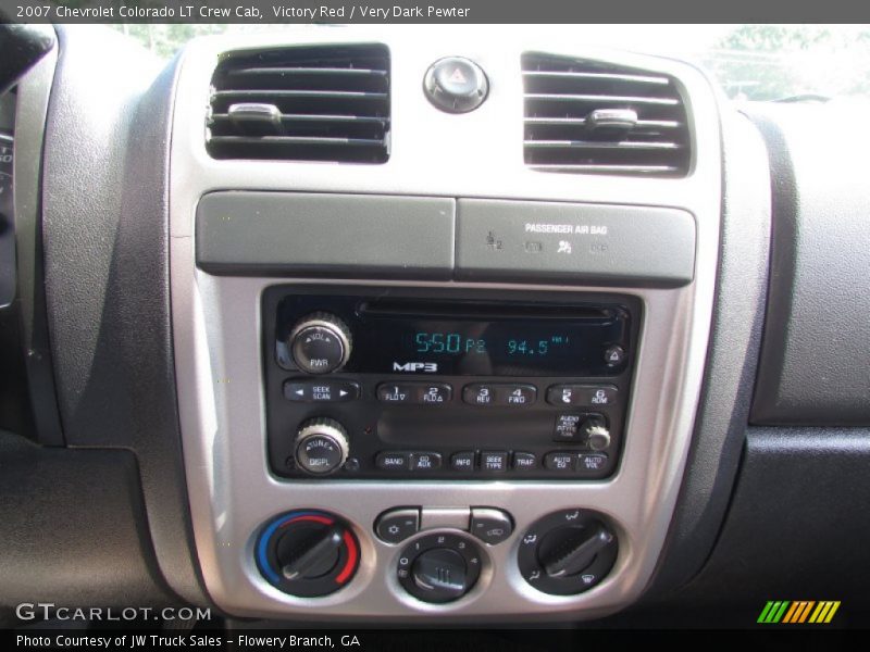 Victory Red / Very Dark Pewter 2007 Chevrolet Colorado LT Crew Cab