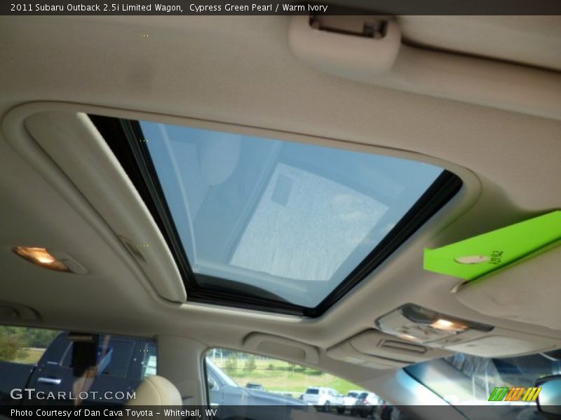 Cypress Green Pearl / Warm Ivory 2011 Subaru Outback 2.5i Limited Wagon