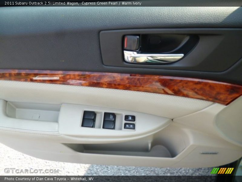 Cypress Green Pearl / Warm Ivory 2011 Subaru Outback 2.5i Limited Wagon