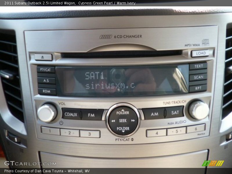 Cypress Green Pearl / Warm Ivory 2011 Subaru Outback 2.5i Limited Wagon