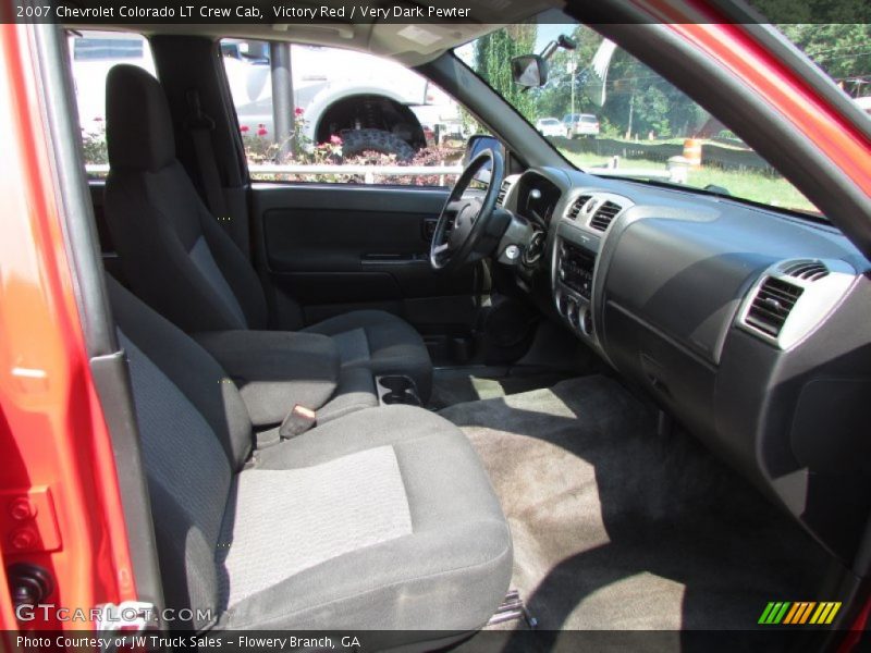 Victory Red / Very Dark Pewter 2007 Chevrolet Colorado LT Crew Cab