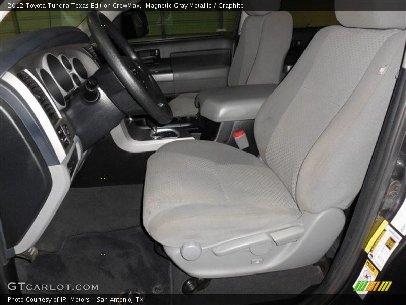 Magnetic Gray Metallic / Graphite 2012 Toyota Tundra Texas Edition CrewMax