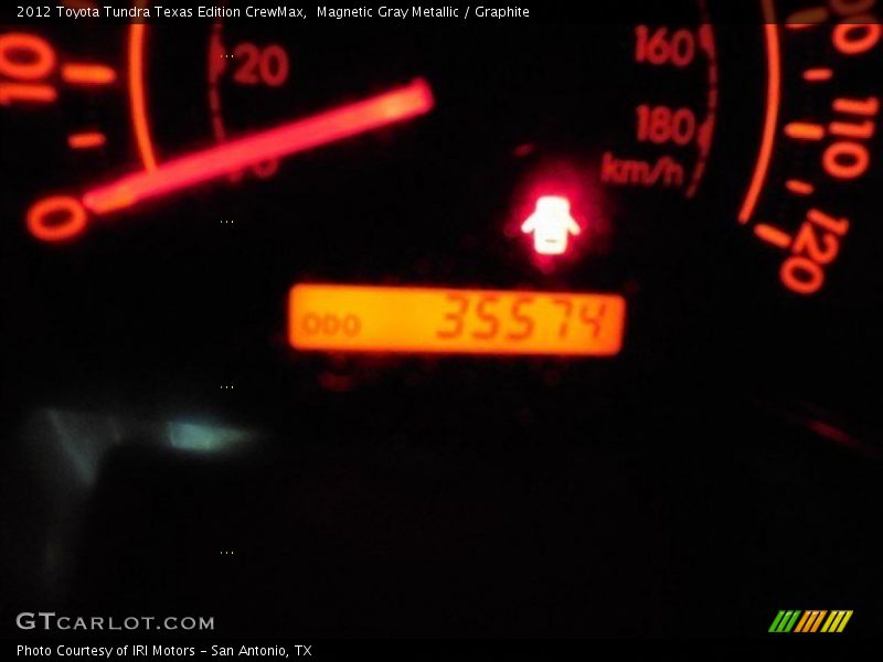 Magnetic Gray Metallic / Graphite 2012 Toyota Tundra Texas Edition CrewMax