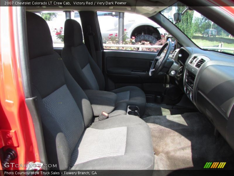 Victory Red / Very Dark Pewter 2007 Chevrolet Colorado LT Crew Cab