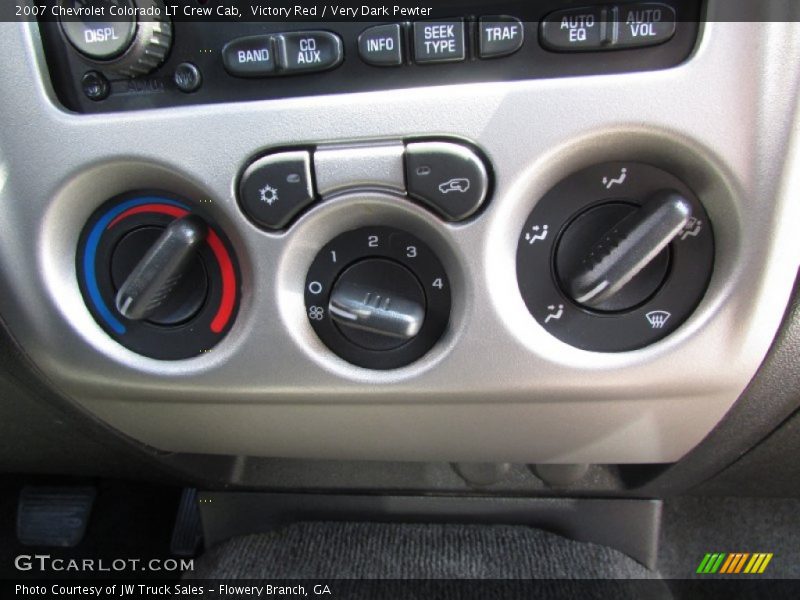 Victory Red / Very Dark Pewter 2007 Chevrolet Colorado LT Crew Cab