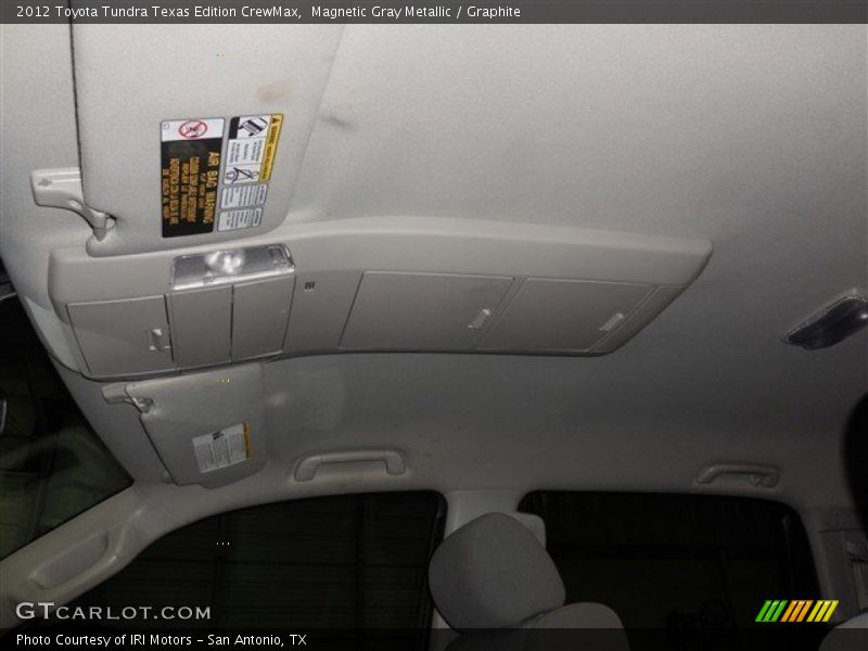 Magnetic Gray Metallic / Graphite 2012 Toyota Tundra Texas Edition CrewMax