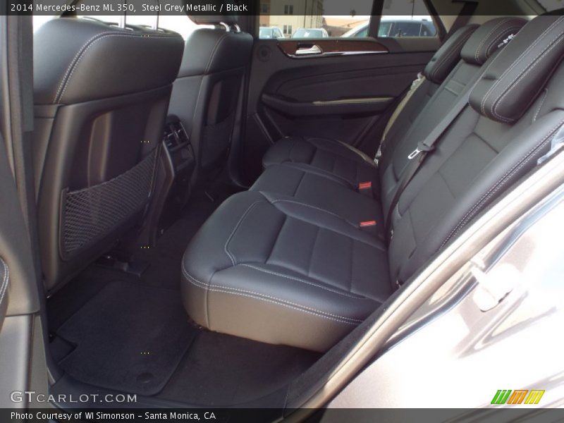 Steel Grey Metallic / Black 2014 Mercedes-Benz ML 350