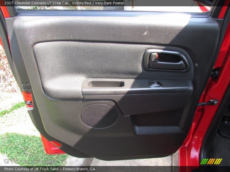 Victory Red / Very Dark Pewter 2007 Chevrolet Colorado LT Crew Cab