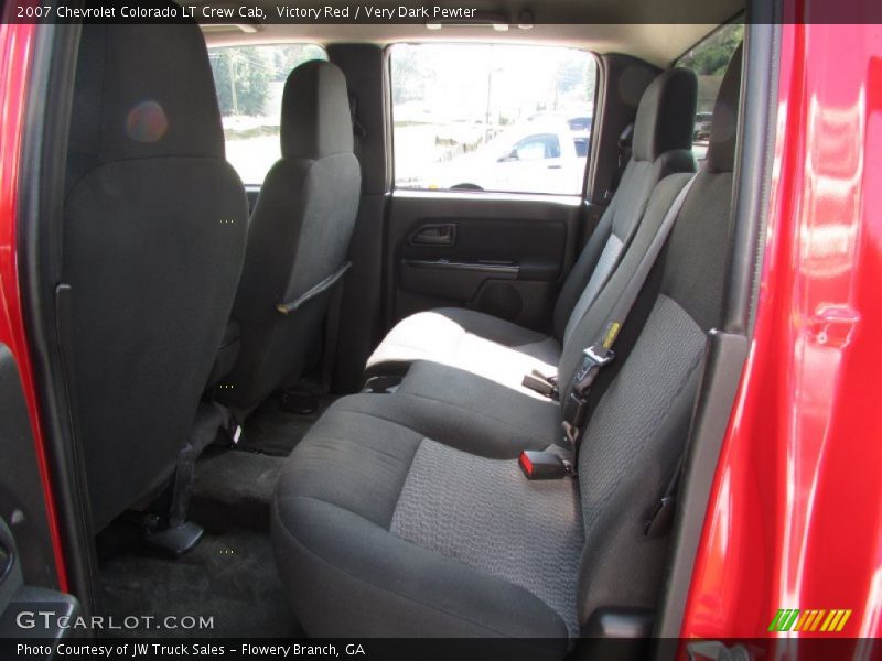 Victory Red / Very Dark Pewter 2007 Chevrolet Colorado LT Crew Cab