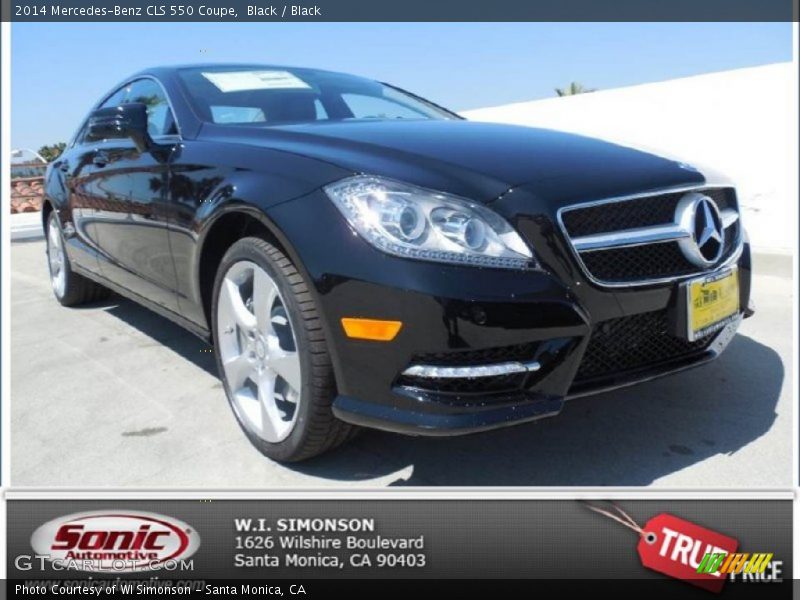Black / Black 2014 Mercedes-Benz CLS 550 Coupe