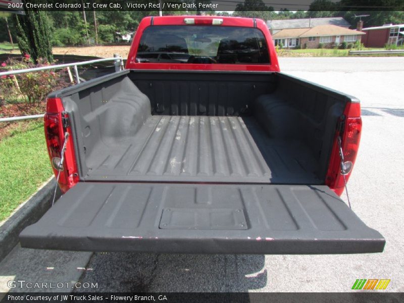 Victory Red / Very Dark Pewter 2007 Chevrolet Colorado LT Crew Cab