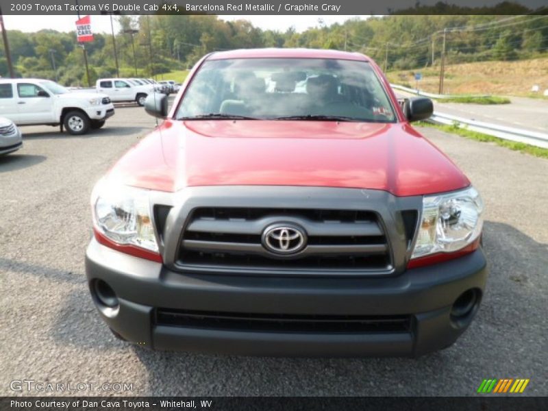 Barcelona Red Metallic / Graphite Gray 2009 Toyota Tacoma V6 Double Cab 4x4