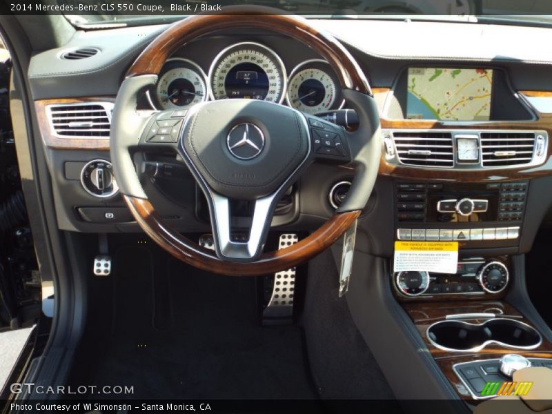 Black / Black 2014 Mercedes-Benz CLS 550 Coupe