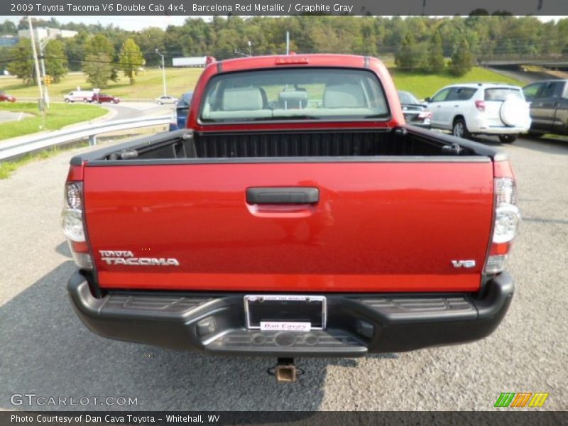 Barcelona Red Metallic / Graphite Gray 2009 Toyota Tacoma V6 Double Cab 4x4