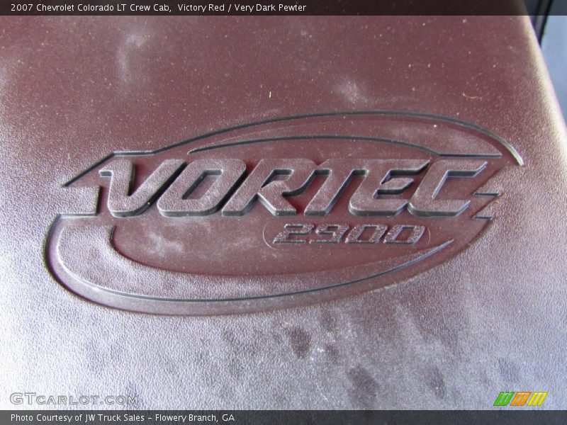 Victory Red / Very Dark Pewter 2007 Chevrolet Colorado LT Crew Cab