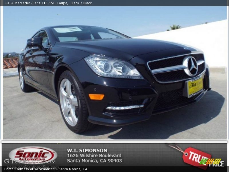 Black / Black 2014 Mercedes-Benz CLS 550 Coupe