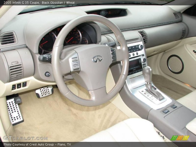 Black Obsidian / Wheat 2005 Infiniti G 35 Coupe
