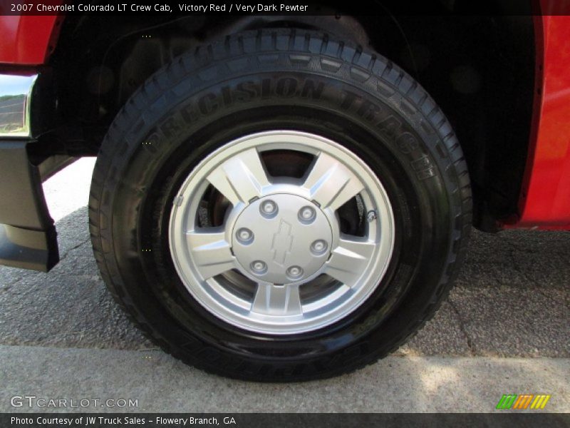 Victory Red / Very Dark Pewter 2007 Chevrolet Colorado LT Crew Cab